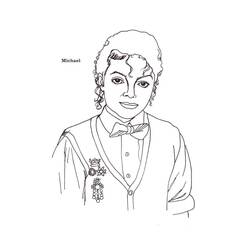 Desenhos para colorir: Michael Jackson - Páginas para Colorir Imprimíveis Gratuitamente