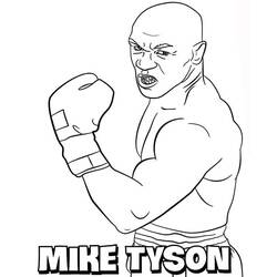 Desenhos para colorir: Mike Tyson - Páginas para Colorir Imprimíveis Gratuitamente