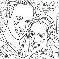 Desenhos para colorir: Romero Britto - Páginas para Colorir Imprimíveis Gratuitamente