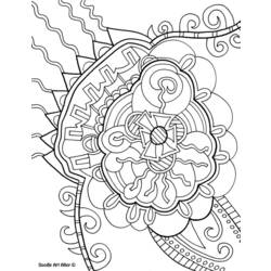 Página para colorir: Arte terapia (Relaxamento) #23230 - Páginas para Colorir Imprimíveis Gratuitamente