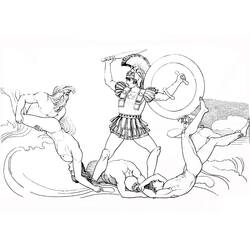 Desenhos para colorir: Aquiles - Páginas para Colorir Imprimíveis Gratuitamente