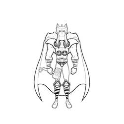 Desenho Thor (Religião e Mitologia) #75851 para imprimir e colorir