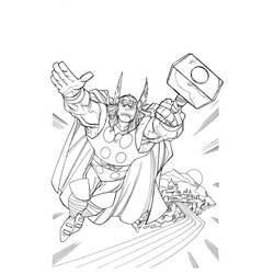 Desenho Thor (Religião e Mitologia) #75928 para imprimir e colorir