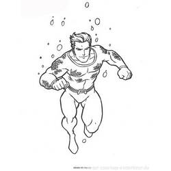 Página para colorir: Aquaman (Super heroi) #84977 - Páginas para Colorir Imprimíveis Gratuitamente