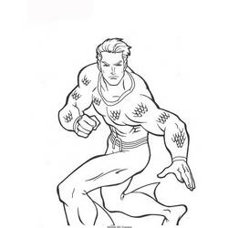 Página para colorir: Aquaman (Super heroi) #84996 - Páginas para Colorir Imprimíveis Gratuitamente