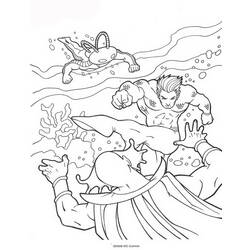 Página para colorir: Aquaman (Super heroi) #85003 - Páginas para Colorir Imprimíveis Gratuitamente