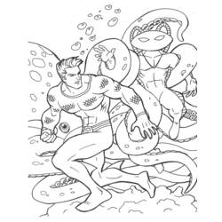 Página para colorir: Aquaman (Super heroi) #85007 - Páginas para Colorir Imprimíveis Gratuitamente