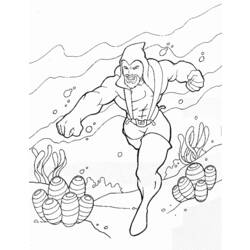 Página para colorir: Aquaman (Super heroi) #85011 - Páginas para Colorir Imprimíveis Gratuitamente