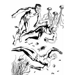 Página para colorir: Aquaman (Super heroi) #85015 - Páginas para Colorir Imprimíveis Gratuitamente