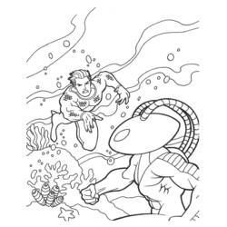 Página para colorir: Aquaman (Super heroi) #85016 - Páginas para Colorir Imprimíveis Gratuitamente