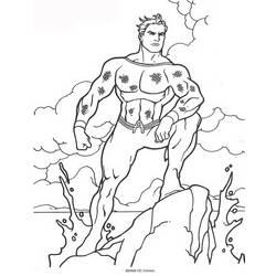 Página para colorir: Aquaman (Super heroi) #85028 - Páginas para Colorir Imprimíveis Gratuitamente