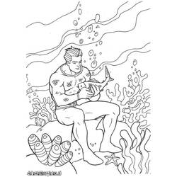 Página para colorir: Aquaman (Super heroi) #85061 - Páginas para Colorir Imprimíveis Gratuitamente