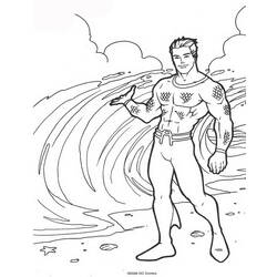Página para colorir: Aquaman (Super heroi) #85153 - Páginas para Colorir Imprimíveis Gratuitamente