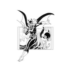 Página para colorir: batgirl (Super heroi) #77743 - Páginas para Colorir Imprimíveis Gratuitamente