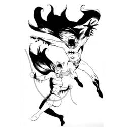 Página para colorir: batgirl (Super heroi) #77847 - Páginas para Colorir Imprimíveis Gratuitamente
