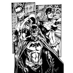 Página para colorir: batgirl (Super heroi) #77898 - Páginas para Colorir Imprimíveis Gratuitamente