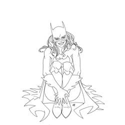 Página para colorir: batgirl (Super heroi) #77960 - Páginas para Colorir Imprimíveis Gratuitamente