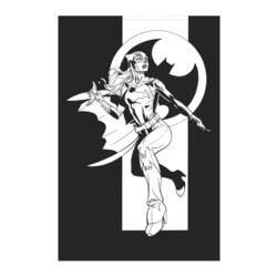 Página para colorir: batgirl (Super heroi) #78016 - Páginas para Colorir Imprimíveis Gratuitamente