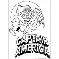 Página para colorir: Capitão América (Super heroi) #76569 - Páginas para Colorir Imprimíveis Gratuitamente