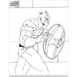 Página para colorir: Capitão América (Super heroi) #76679 - Páginas para Colorir Imprimíveis Gratuitamente