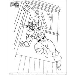 Página para colorir: Capitão América (Super heroi) #76691 - Páginas para Colorir Imprimíveis Gratuitamente