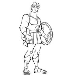Página para colorir: Hércules (Super heroi) #84169 - Páginas para Colorir Imprimíveis Gratuitamente