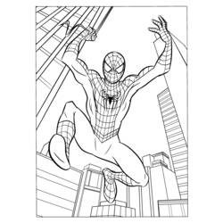 Página para colorir: Homem Aranha (Super heroi) #78640 - Páginas para Colorir Imprimíveis Gratuitamente