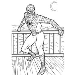 Página para colorir: Homem Aranha (Super heroi) #78643 - Páginas para Colorir Imprimíveis Gratuitamente