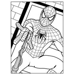 Página para colorir: Homem Aranha (Super heroi) #78652 - Páginas para Colorir Imprimíveis Gratuitamente