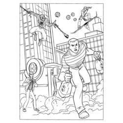 Página para colorir: Homem Aranha (Super heroi) #78666 - Páginas para Colorir Imprimíveis Gratuitamente