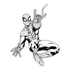 Página para colorir: Homem Aranha (Super heroi) #78667 - Páginas para Colorir Imprimíveis Gratuitamente