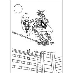 Página para colorir: Homem Aranha (Super heroi) #78677 - Páginas para Colorir Imprimíveis Gratuitamente