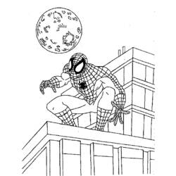 Página para colorir: Homem Aranha (Super heroi) #78685 - Páginas para Colorir Imprimíveis Gratuitamente