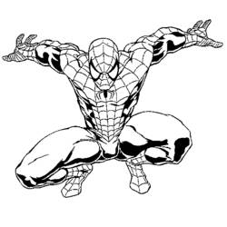 Página para colorir: Homem Aranha (Super heroi) #78690 - Páginas para Colorir Imprimíveis Gratuitamente