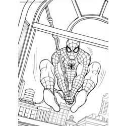 Página para colorir: Homem Aranha (Super heroi) #78691 - Páginas para Colorir Imprimíveis Gratuitamente