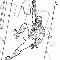 Página para colorir: Homem Aranha (Super heroi) #78704 - Páginas para Colorir Imprimíveis Gratuitamente