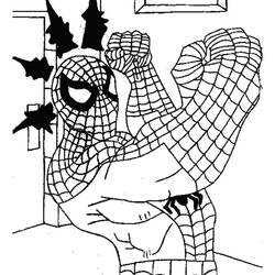 Página para colorir: Homem Aranha (Super heroi) #78706 - Páginas para Colorir Imprimíveis Gratuitamente