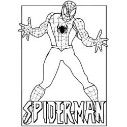 Página para colorir: Homem Aranha (Super heroi) #78730 - Páginas para Colorir Imprimíveis Gratuitamente