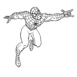 Página para colorir: Homem Aranha (Super heroi) #78736 - Páginas para Colorir Imprimíveis Gratuitamente