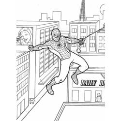 Página para colorir: Homem Aranha (Super heroi) #78747 - Páginas para Colorir Imprimíveis Gratuitamente