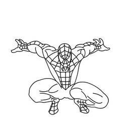 Página para colorir: Homem Aranha (Super heroi) #78769 - Páginas para Colorir Imprimíveis Gratuitamente