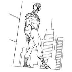 Página para colorir: Homem Aranha (Super heroi) #78821 - Páginas para Colorir Imprimíveis Gratuitamente