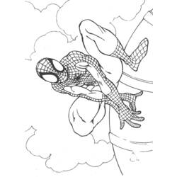 Página para colorir: Homem Aranha (Super heroi) #78823 - Páginas para Colorir Imprimíveis Gratuitamente