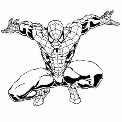 Página para colorir: Homem Aranha (Super heroi) #78859 - Páginas para Colorir Imprimíveis Gratuitamente