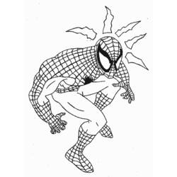 Página para colorir: Homem Aranha (Super heroi) #78933 - Páginas para Colorir Imprimíveis Gratuitamente