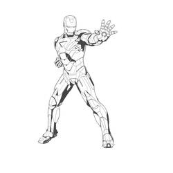 Página para colorir: Homem de Ferro (Super heroi) #80522 - Páginas para Colorir Imprimíveis Gratuitamente
