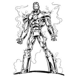 Página para colorir: Homem de Ferro (Super heroi) #80523 - Páginas para Colorir Imprimíveis Gratuitamente