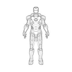 Página para colorir: Homem de Ferro (Super heroi) #80529 - Páginas para Colorir Imprimíveis Gratuitamente