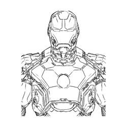 Página para colorir: Homem de Ferro (Super heroi) #80536 - Páginas para Colorir Imprimíveis Gratuitamente