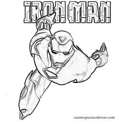 Página para colorir: Homem de Ferro (Super heroi) #80543 - Páginas para Colorir Imprimíveis Gratuitamente